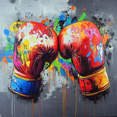Graffiti bokshandschoenen